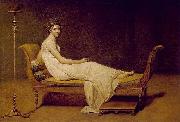 Jacques-Louis  David Portrait of Madame Recamier painting